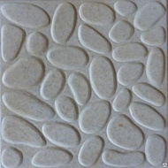 Плитка тротуарная Сэдэс Галька 300*300*30мм серая