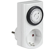1330920 Розетка-таймер механический РТМ-1 30мин 24ч 48on/off 16А IP20 IEK ERT-20-1-16-S-30-0-20-K01