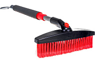 Щетка-сметка ЗУБР автомобильная телескопическая поворотная со скребком, 810 - 1060 мм