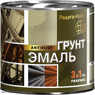Грунт-эмаль 3 в 1 РАДУГАМАЛЛЕР  зеленая  6,0 кг
