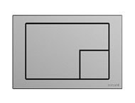 64107 Кнопка Cersanit CORNER, пластик хром матовый, универсальная