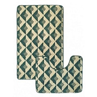 F001 Набор ковриков  для в/к AQUADOMER FIESTA 50*60 см 60*100 см Green