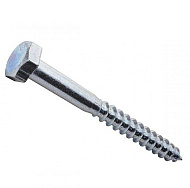 Шуруп сантехнический глухарь 10х50мм цинк 2шт/пакет