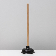 499519 Вантуз с длинной ручкой, d=13,5 см, h=41 см, цвет чёрный