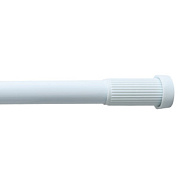 FX-51-013 Карниз для ванной раздвижной Fixsen 140-260 см, алюминий-белый