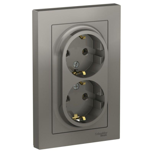 Механизм розетки TV ATLAS DESIGN оконечный 1DB бел. SchE ATN000191, 1240164