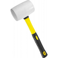 20533-900  Киянка STAYER "PROFI" резиновая БЕЛАЯ, с фиберглассовой ручкой, 900г