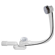 Обвязка для ванны полуавтомат с сифоном регул. 1 1/2"х40мм с гофротрубой 40х40/50мм