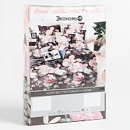 Постельное белье Экономь и Я Дуэт «Пионы» 143х215см-2шт,220х215см,70х70см-2шт