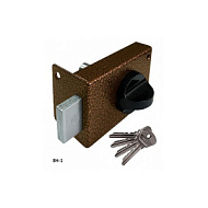 Замок накладной цилиндровый Омега ЗН1 медь