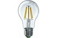 1569433 Лампа светодиодная филаментная 80 875 OLL-F-A60-09-230-4K-E27 9Вт грушевидная прозрачная 4000К нейтр. бел. E27 900лм 220-240В ОНЛАЙТ 80875