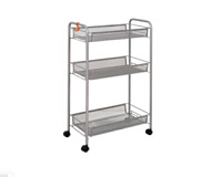 Э 322 ГР Этажерка Ладья 2К на колёсиках графит