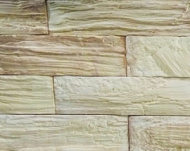 Гипсовая плитка Брус 402 бежевый 242*61 мм /уп 28 шт/0,5 м2