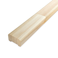 Поручень прямой 40х70х3000 мм сосна