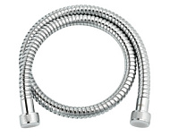 Шланг душевой двухзагибный 0.8  м, сталь хромированная, пакет с подвесом