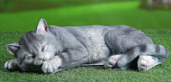 Садовая фигура из полистоуна «Кот Кузя», 13×24×40 см