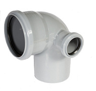 Отвод левый ПП d110хd50/90гр