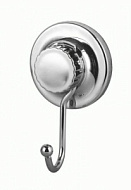 3705-1 Крючок LEDEME, хром, одинарный, на присоске