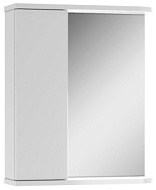 DP2606HZ Зеркало-шкаф Домино Промо 50, левый/правый, белый, 508*600*154 мм