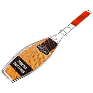 Решетка гриль Lux для рыбы 30 х 12 х 57см узкая