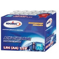 153770 Элемент питания LR LR6 АА (уп.2шт) Космос KOCLR620BOX