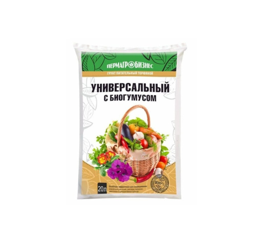 Грунт Универсальный с БИОГУМУСОМ 20л.