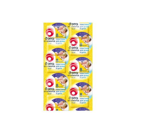 Пластины от комаров Дэта 10 шт/Magan Green