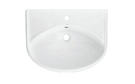 Раковина Sanita Самарский 57, белый, с отверстием
