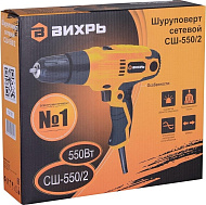 Сетевой шуруповерт Вихрь СШ-550/2  72/16/1