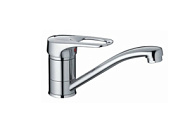 Смеситель для кухни Haiba, хром, длинный излив HB4504-2