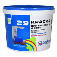 Краска Радуга 29  для стен и потолков 14 кг белоснежная