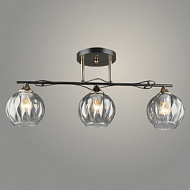 Люстра N6003/3 COFFEE+FGD кофе/золото 3x40W E27 d630 h270, QH23