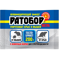 Брикет от грызунов РАТОБОР ЭКСТРА 100гр тесто