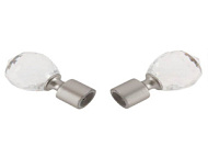 Наконечник "ЛЕВША КРИСТАЛЛ" сатин d 16 мм (2 шт)