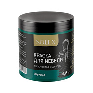 Краска  SOLEX  для мебели и декора, матовый, 0,75кг, изумруд