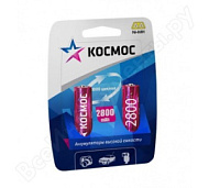 Аккумулятор R6 NI-MN (2800mAh) BP-2 /уп.2шт/ Космос KOCR6NIMH2800MAH2BL