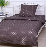 Постельное белье Атра1,5сп Голливуд 150х210см, 150х210см, 70х70 см, бязь, цвет коричневый,120 г/м