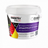 Штукатурка акриловая FARBITEX PROFI мраморная крошка мелкозернистая 15.0кг