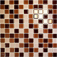 СВ513 Мозаика Elada Mosaic  р.327*327мм шоколадный микс