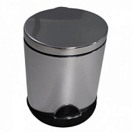 Ведро для мусора Санакс 12л, хром 112