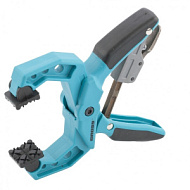 20801 Струбцина клещеобразная, пластиковый корпус,храповый механизм жесткой фиксации,1-1/2"/38 мм