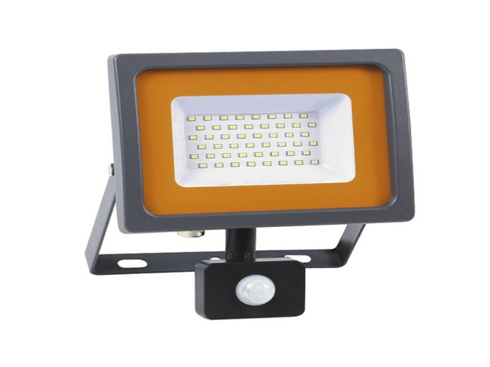 Прожектор светодиодный  JazzWay PFL-SC-SMD-30Вт sensor 6500К IP54 (матовое стекло)