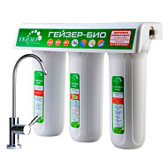 Система фильтрации Гейзер-Био 321 трехступенчатая с краном, для жесткой воды