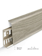 363 Плинтус Лексида 80х2200мм Акация винтажная