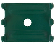 Крепление (скоба под саморез\винт) цинк окрашен RAL 6005 зеленый усиленная 40х40х2