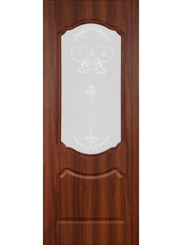 Дверное полотно остекленное Мечта 2000*700мм Итальянский орех