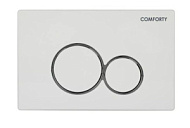 CF5097EW Кнопка для инсталляций Comforty с рамкой двухрежимная панель смыва,белая