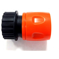 АР 1037 Коннектор 3/4" с внутренней резьбой 3/4" со стопом