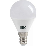 1273613 Лампа светодиодная Eco G45 9Вт шар 4000К нейтр. бел. E14 230В IEK LLE-G45-9-230-40-E14