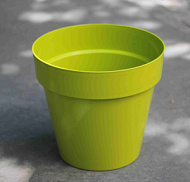 Кашпо пластиковое ПОРТО 15л киви
